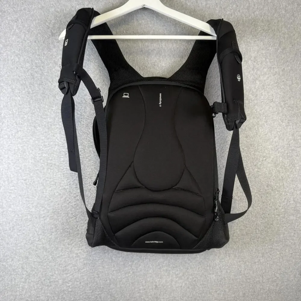 Kata Sensitivity V Ergo-Tech Backpack Black For Camera, Accessories, and Laptop